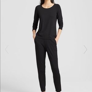 Eileen Fisher Viscose Jersey long Sleeve Tee